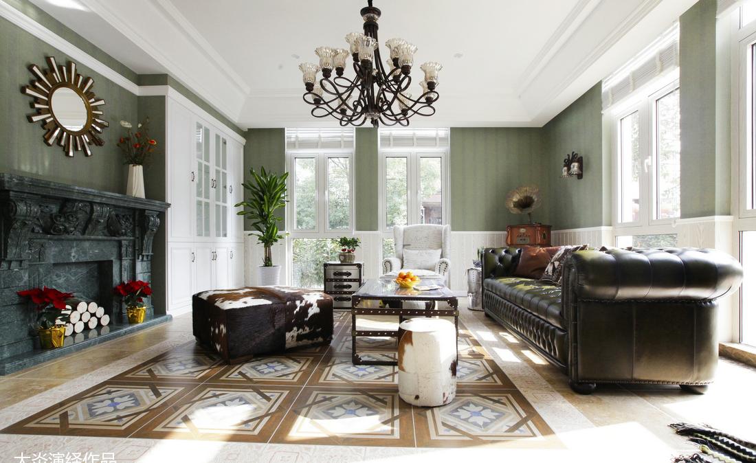 天籁园圣诞美式乡村风设计,温馨自然怀旧-2