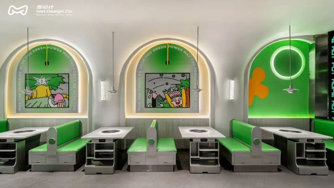 火瀑椒麻火锅恒隆店 · 年轻化高级感空间设计丨中国武汉丨麦设计-8