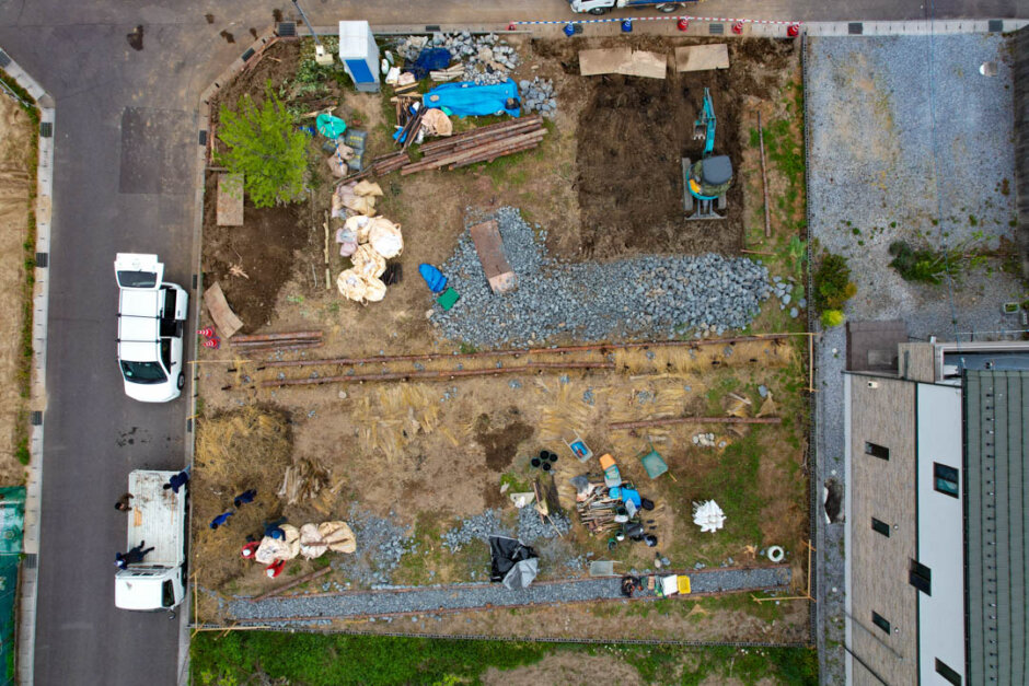 根の上の石場建て３土木工事１「伝統工法の土木」丨日本长野丨水野設計室-1