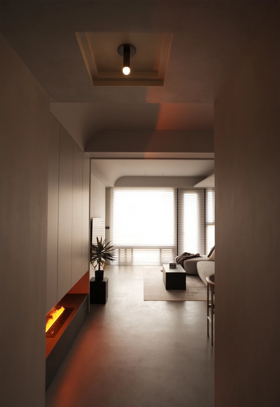 多功能客厅＋复古风刚需房设计-3