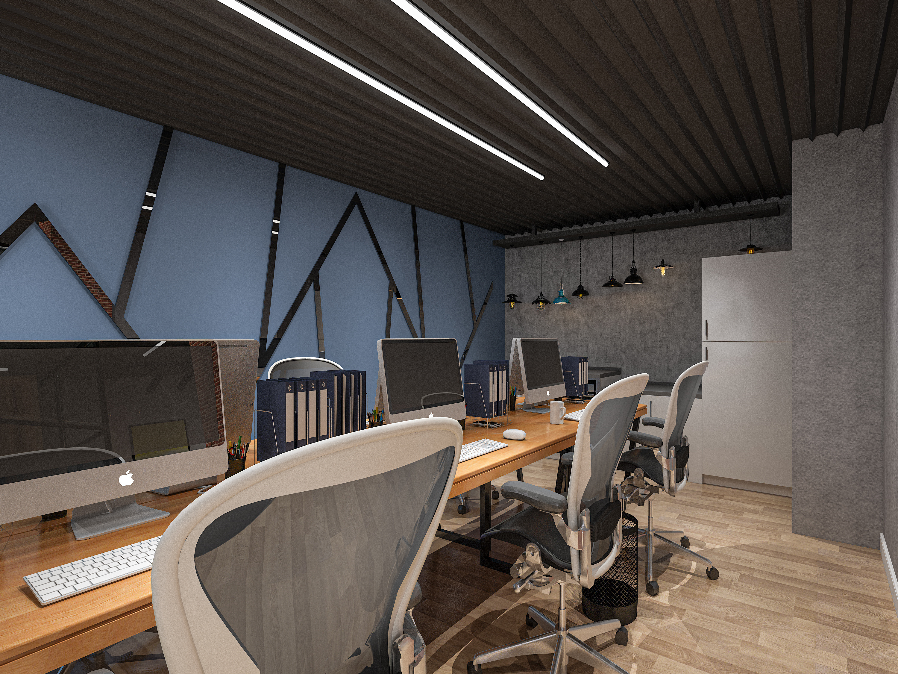 工业风办公室-4