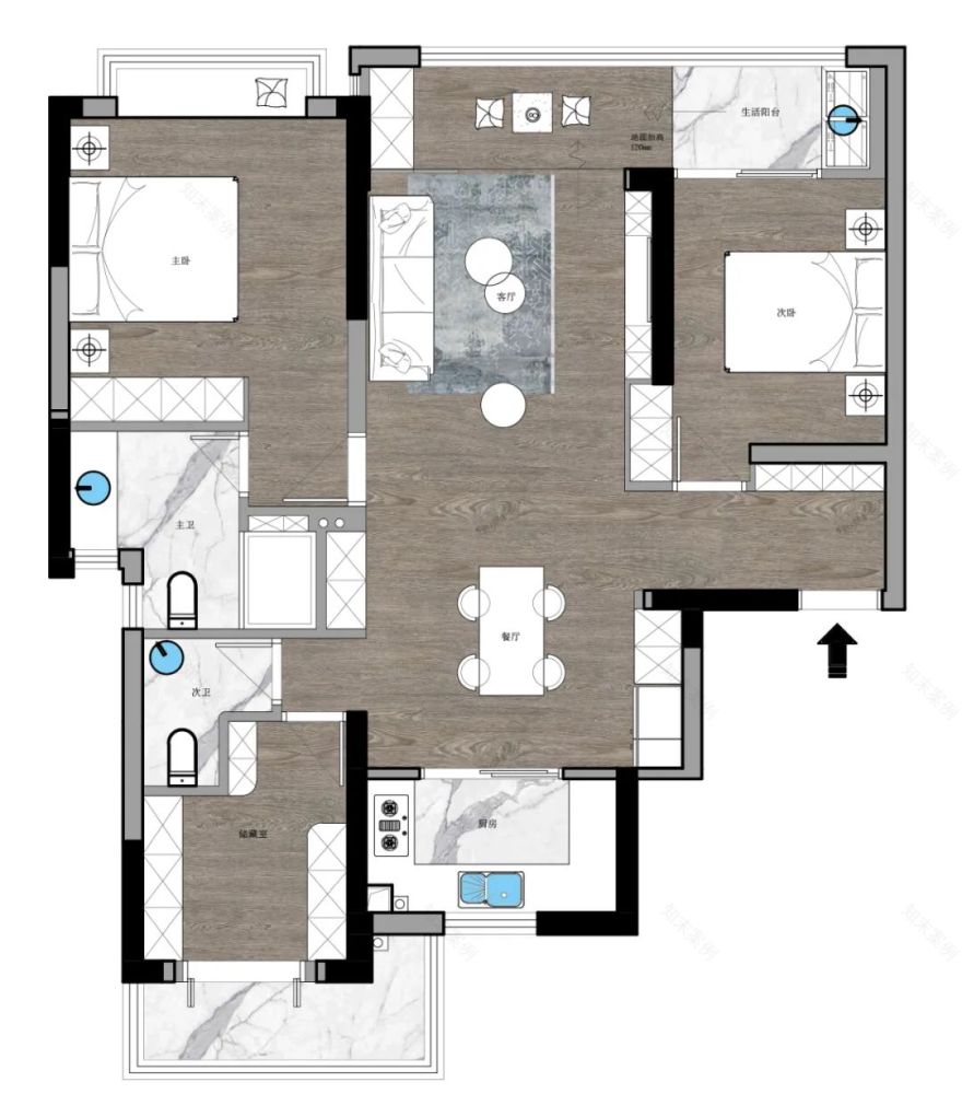 宁波温馨家居设计丨中国宁波丨橙熹设计-46