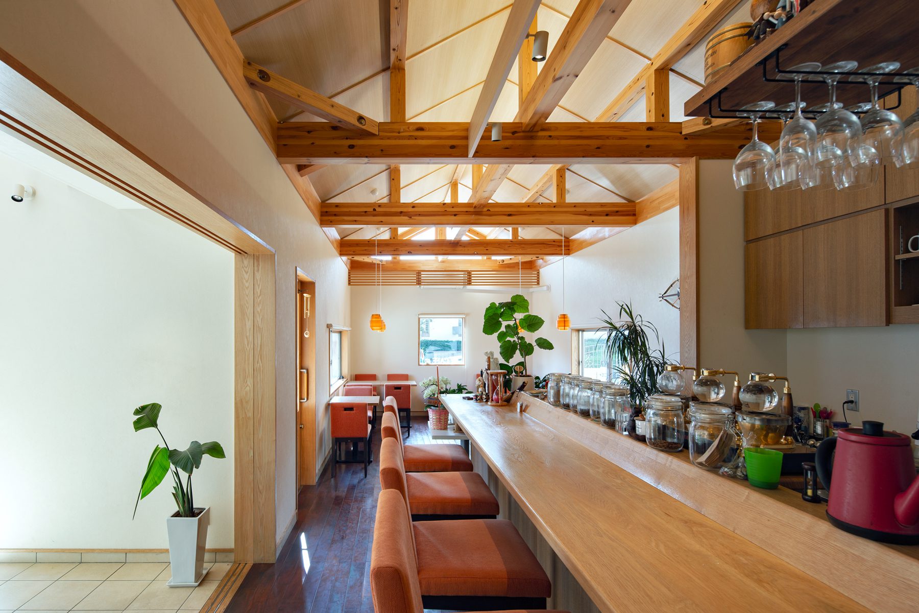 ATカフェ  環・設計工房丨日本福冈丨道津建筑舍（负责基本设计,实施设计,监理）-7