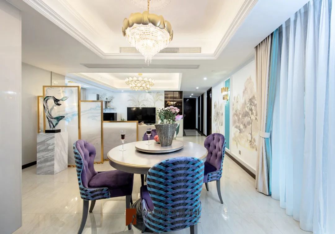 浪漫蒂芙尼蓝，美式家设计温柔呈现-55