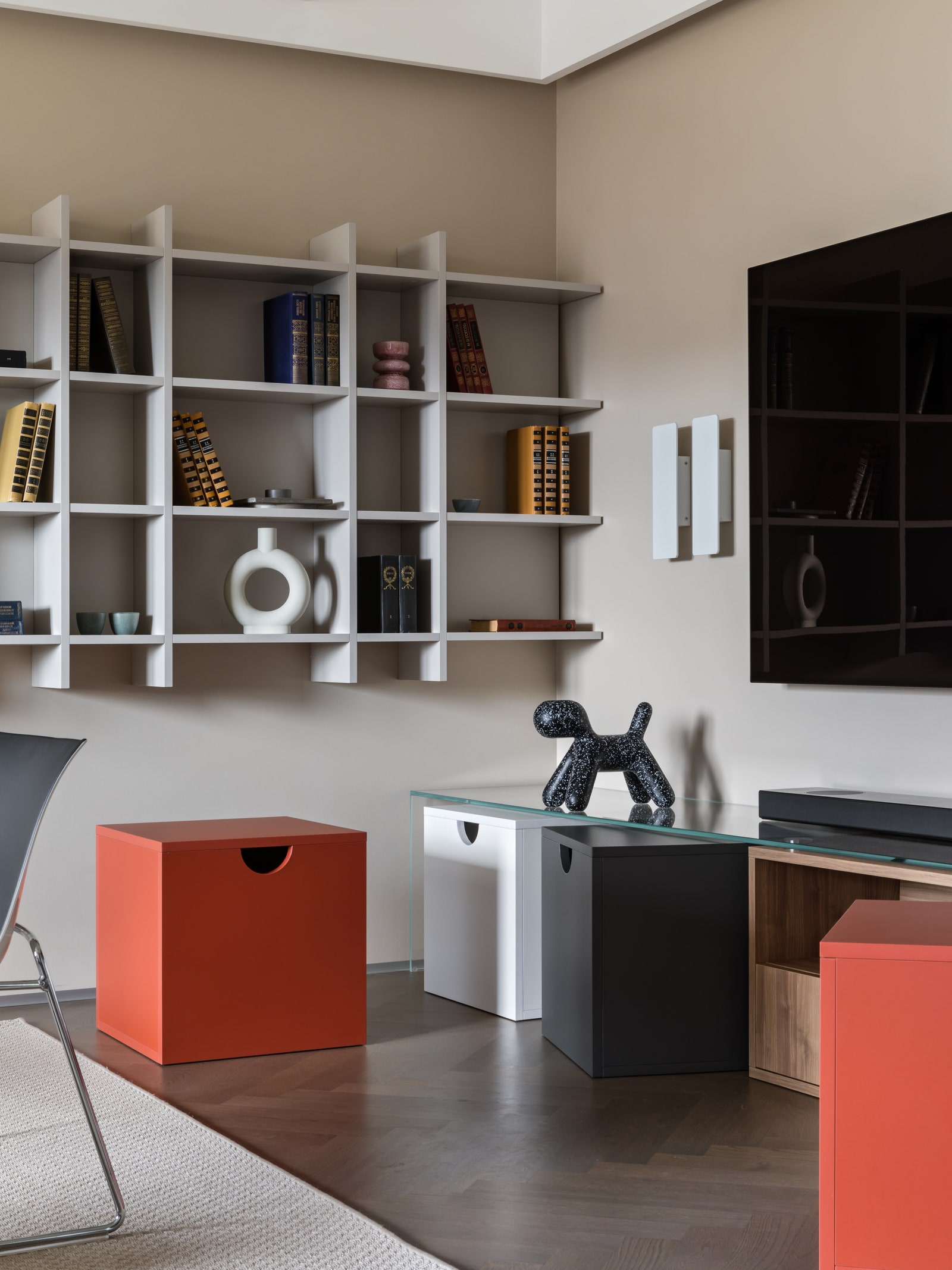 明快蓝色调,打造温馨宜居的现代公寓-17