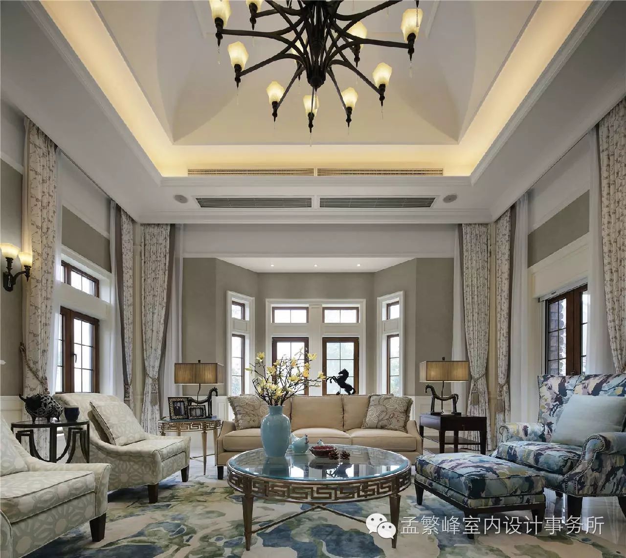 南京独栋别墅「云裳·青黛」演绎现代简约之美-1