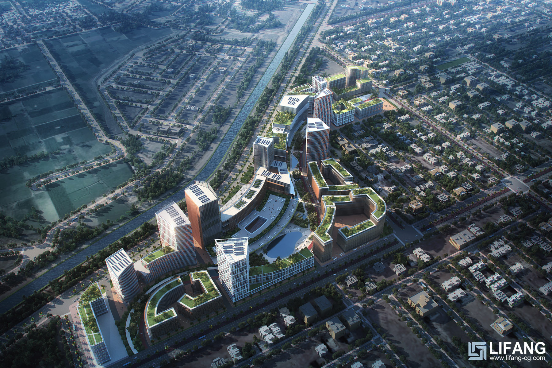 多元建筑设计呈现未来城市风貌丨LiFang Vision Technology Co.,Ltd-5