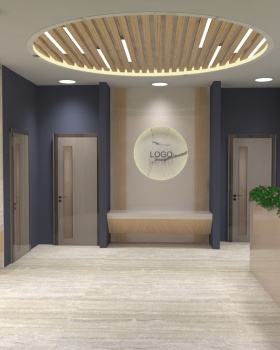 Hospital wating and reception area