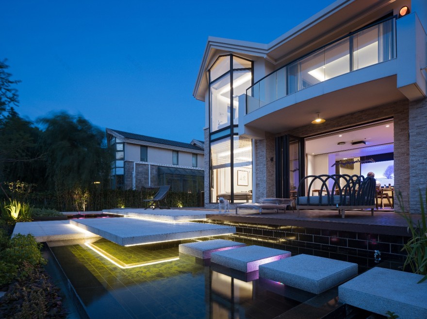 上海 376㎡树屋别墅 | VCDesign 融入自然,打造室内外一体化空间-11