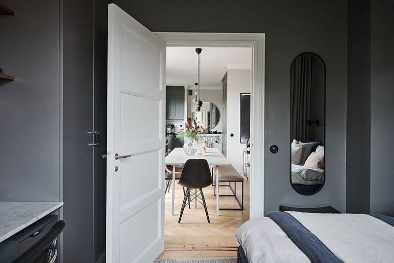瑞典灰色调时尚公寓，打造温馨空间-28