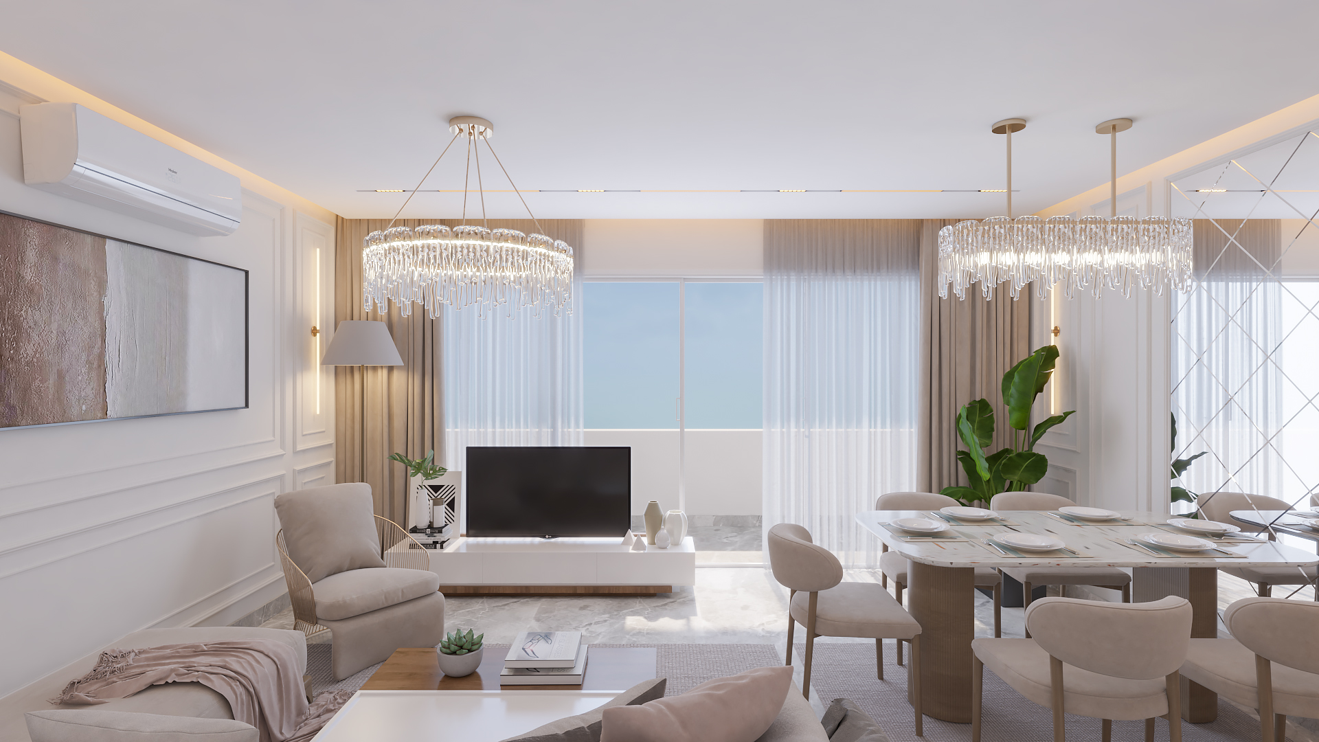 Modern Apartment Design at Smouha, Alexandria-1