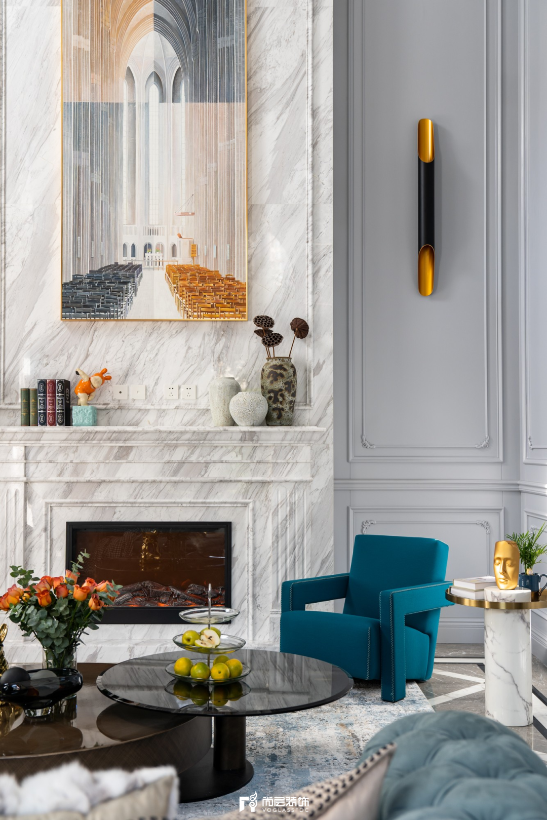 金河谷法式轻奢院墅丨第六设计中心-37