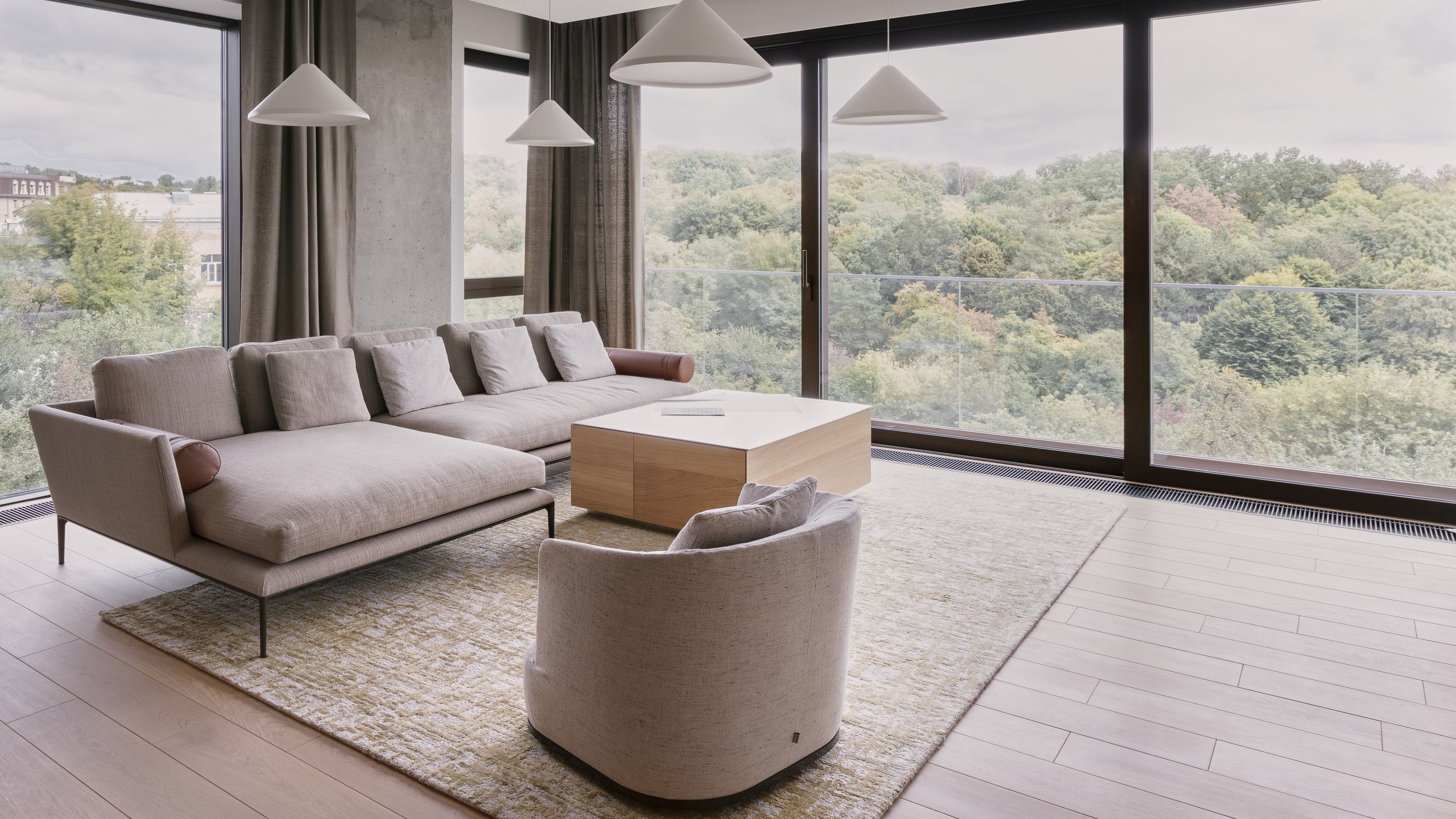 基辅160㎡带花园窗公寓设计丨乌克兰基辅丨设计师阿莲娜·尤季娜-2