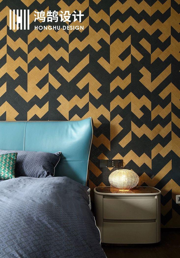 绍兴鸿鹄设计丨别墅空间,现代简约风的低奢艺术-31