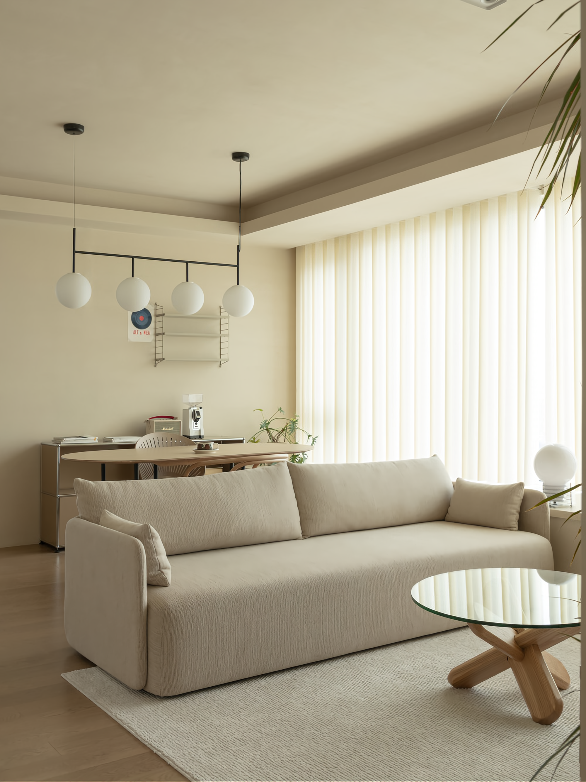 奶油色极简公寓丨中国杭州丨NOTHING DESIGN-11