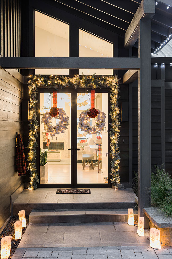 现代雪景水岸宅邸-28