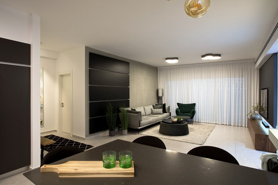 年轻夫妇首套承包商公寓室内设计丨设计师 泰尔·梅奥  哈勒维（טל מאיו הלוי）-23