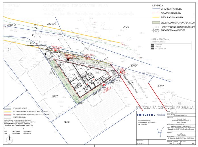 Zvezdari计划建造的三角形住宅楼丨Beging工作室-14