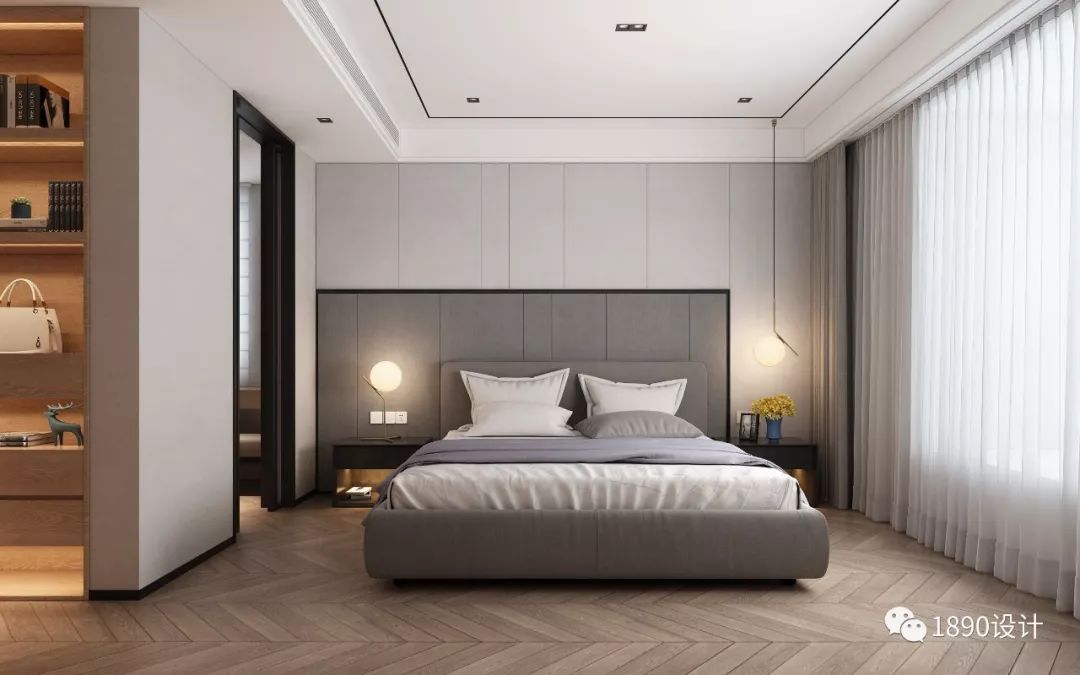 万科森林公园 242㎡通厅设计，折纸概念让空间更立体-31