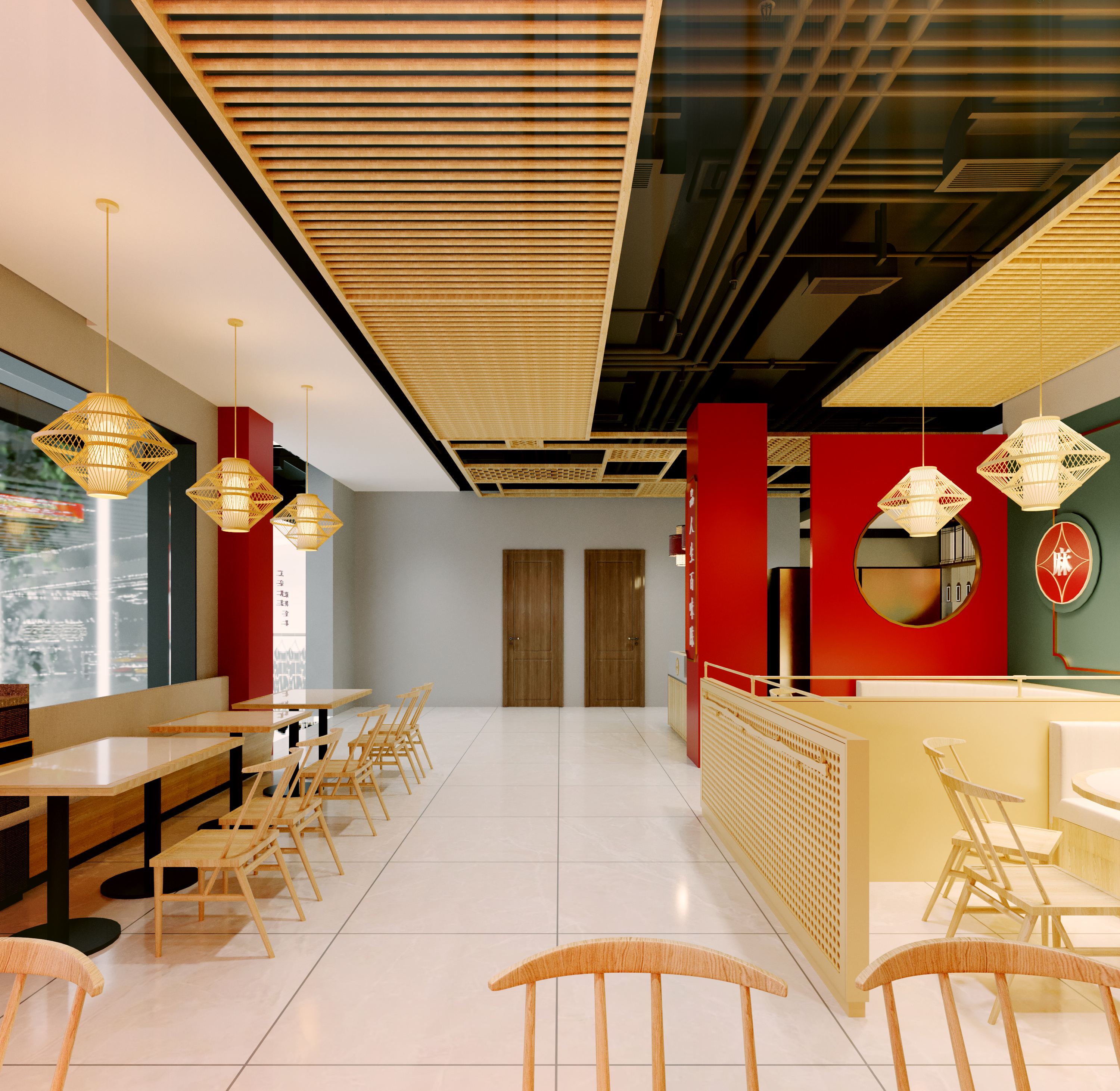 川菜餐厅设计案例-14