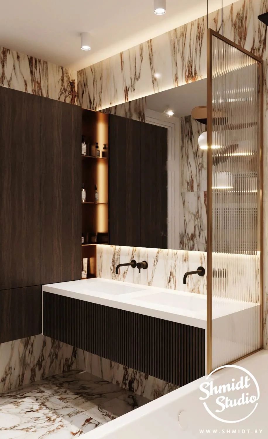 轻奢高级灰公寓丨俄罗斯设计工作室 Gennady Shmidt-40