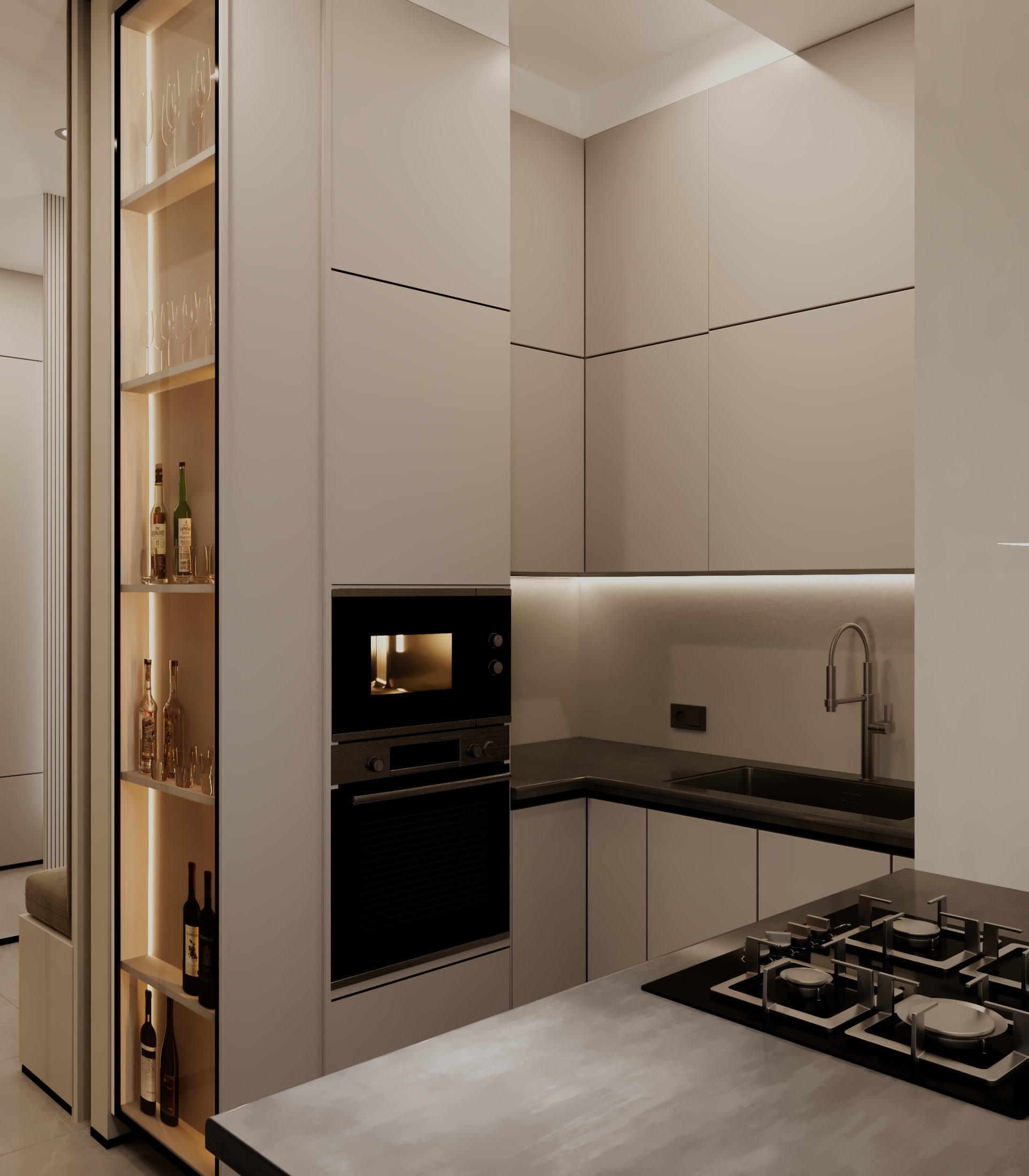 Kitchen/ Living Room Combo-9