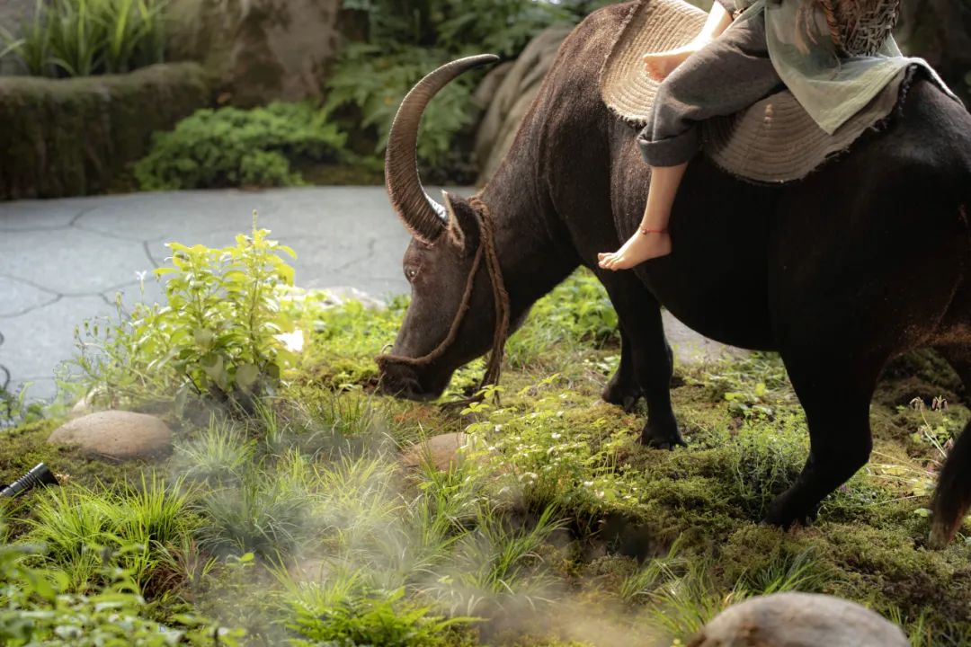 喜随作品|壶中胜境·商业中庭的科技国风微缩园林-332