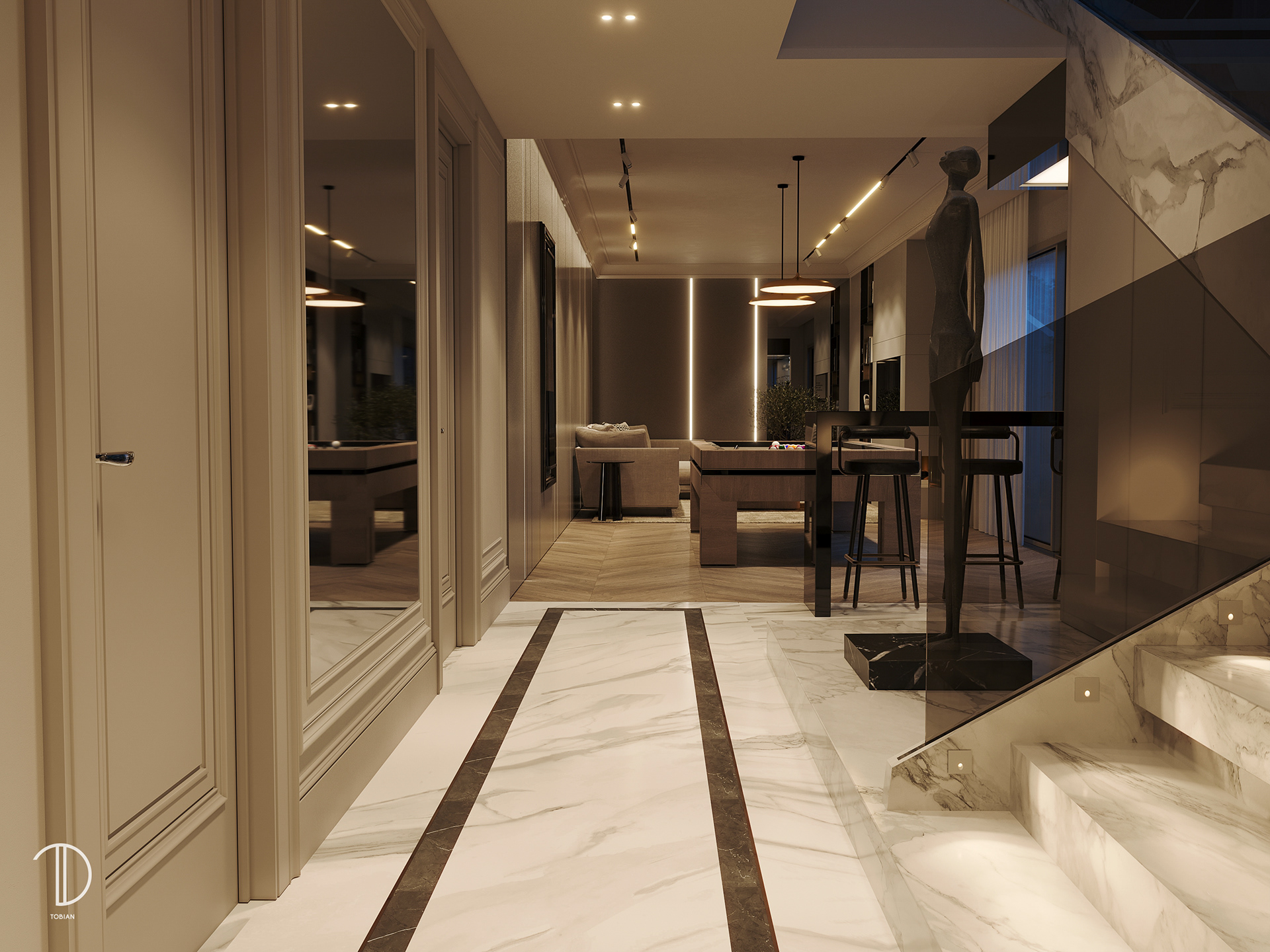 STONE PARK 别墅室内设计-95