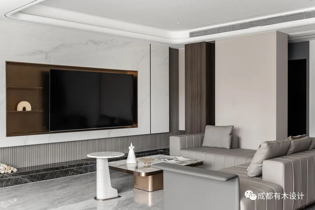 成都国宾雅集轻奢大平层丨中国成都丨有木设计-46