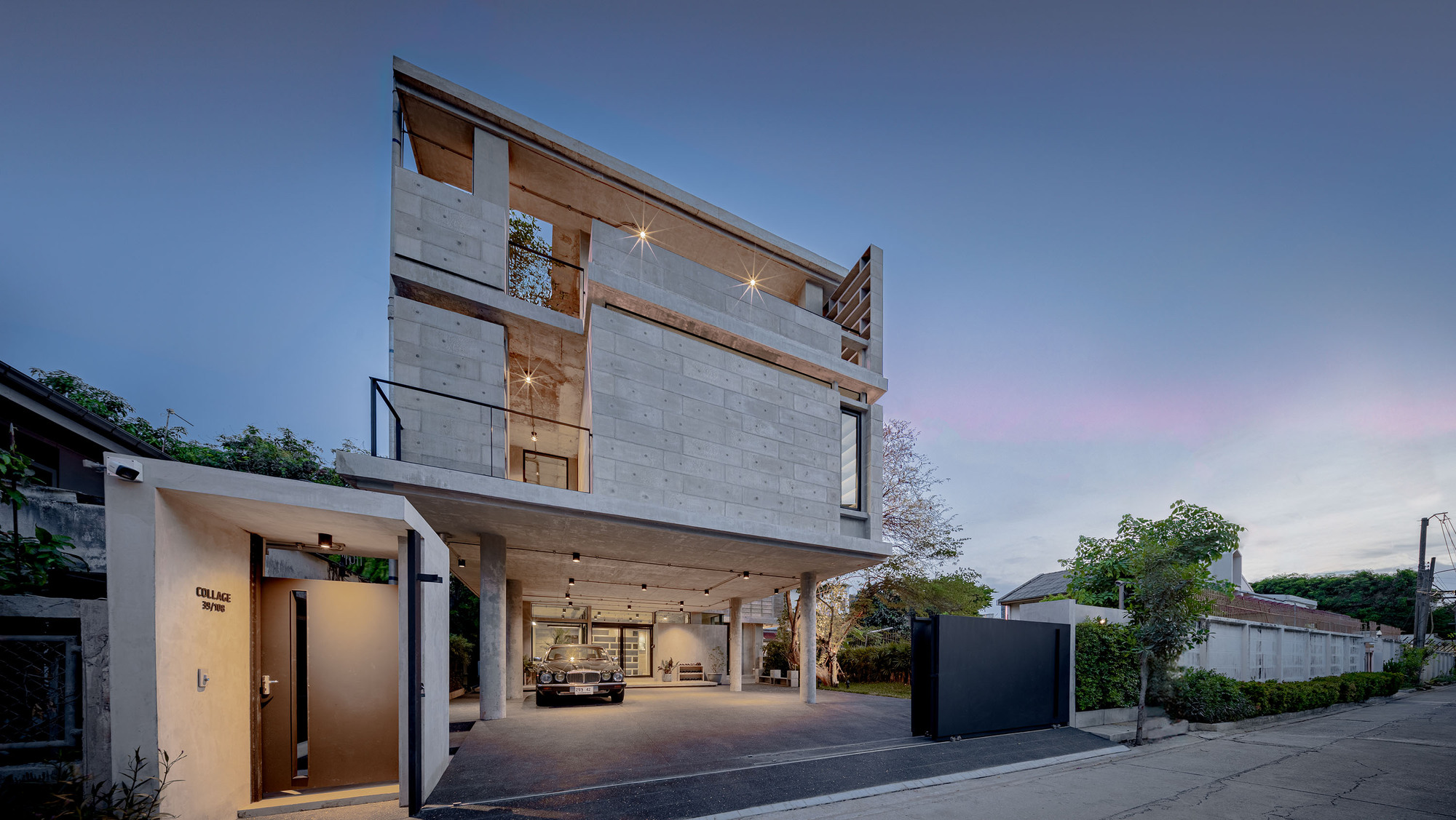 混凝土拼贴办公室丨泰国曼谷丨COLLAGE DESIGN STUDIO-33