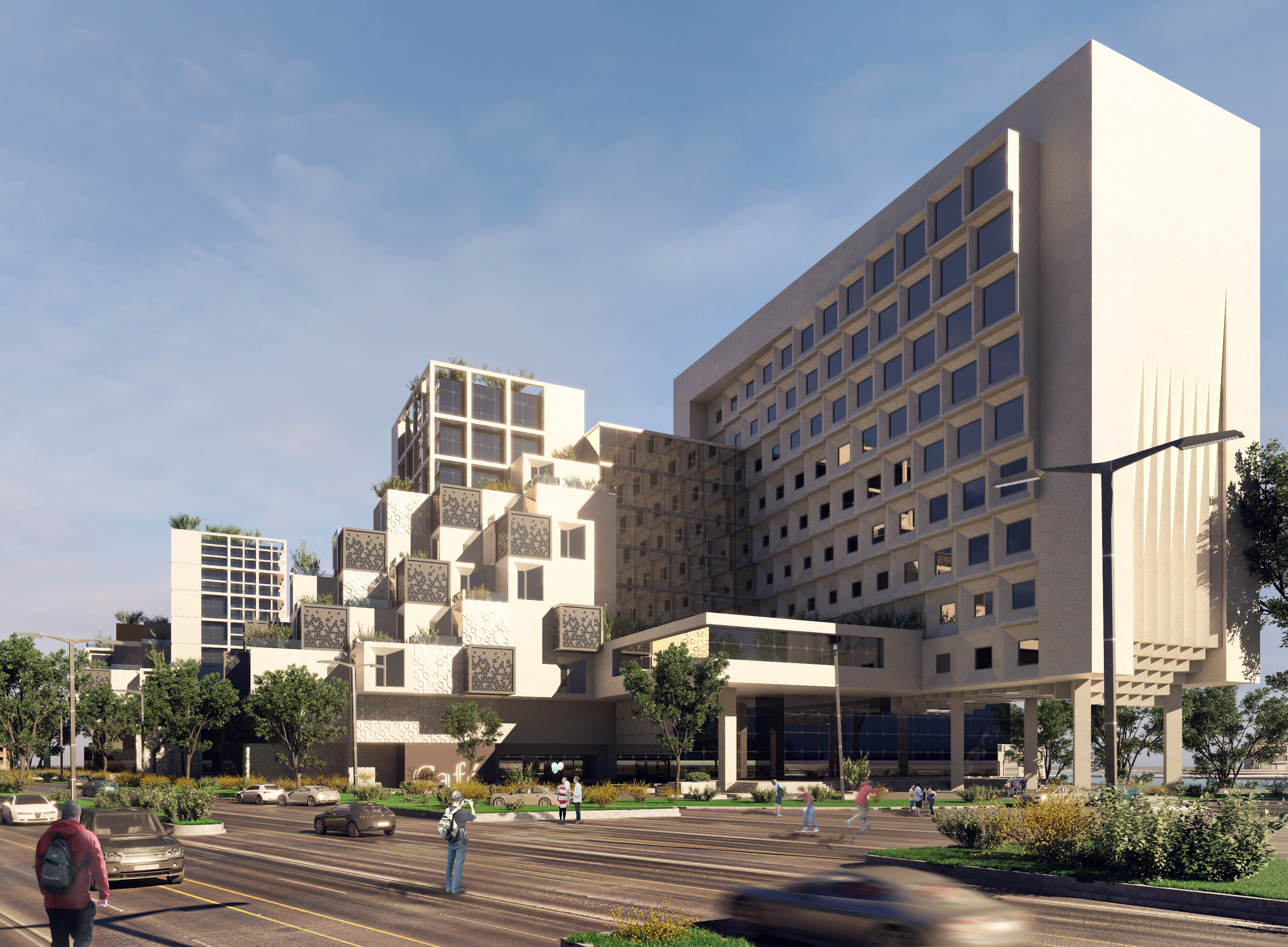 旧城新生的绿色综合体设计-24