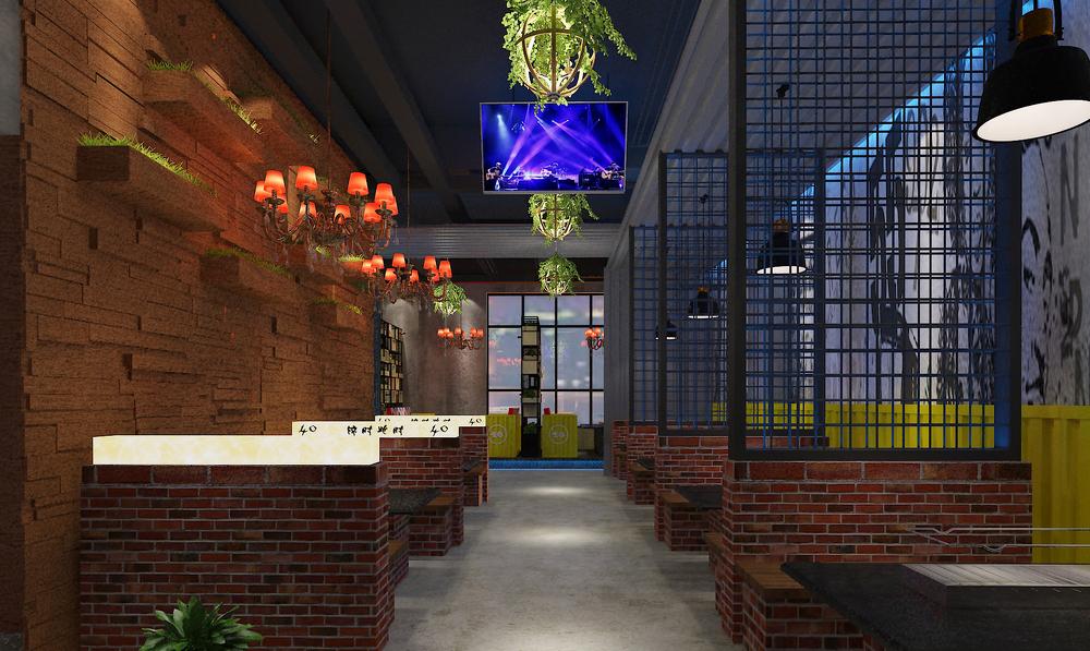 天津武清区锦食此时烧烤店 | 王本设计打造独特烧烤空间-26