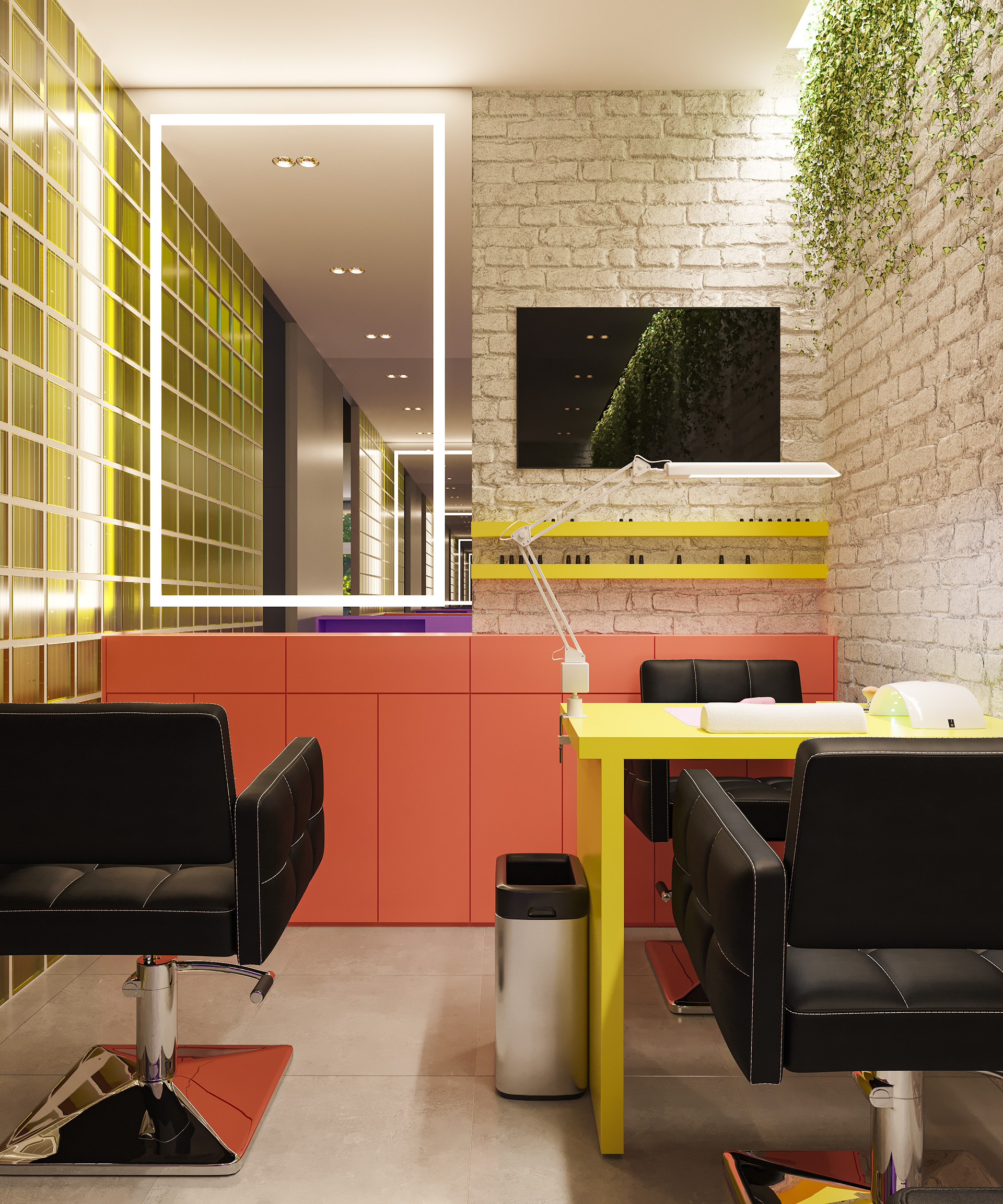 Сolor beauty salon interior-10