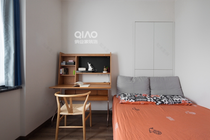 宏声公寓现代原木风装修案例丨中国重庆丨重庆俏业家装饰-54