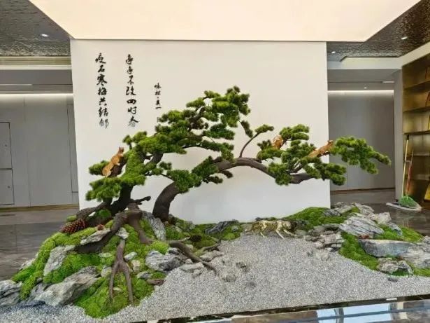 罗汉园林新办公区中庭景观丨中国成都丨成都乐梵缔境园艺有限公司-7