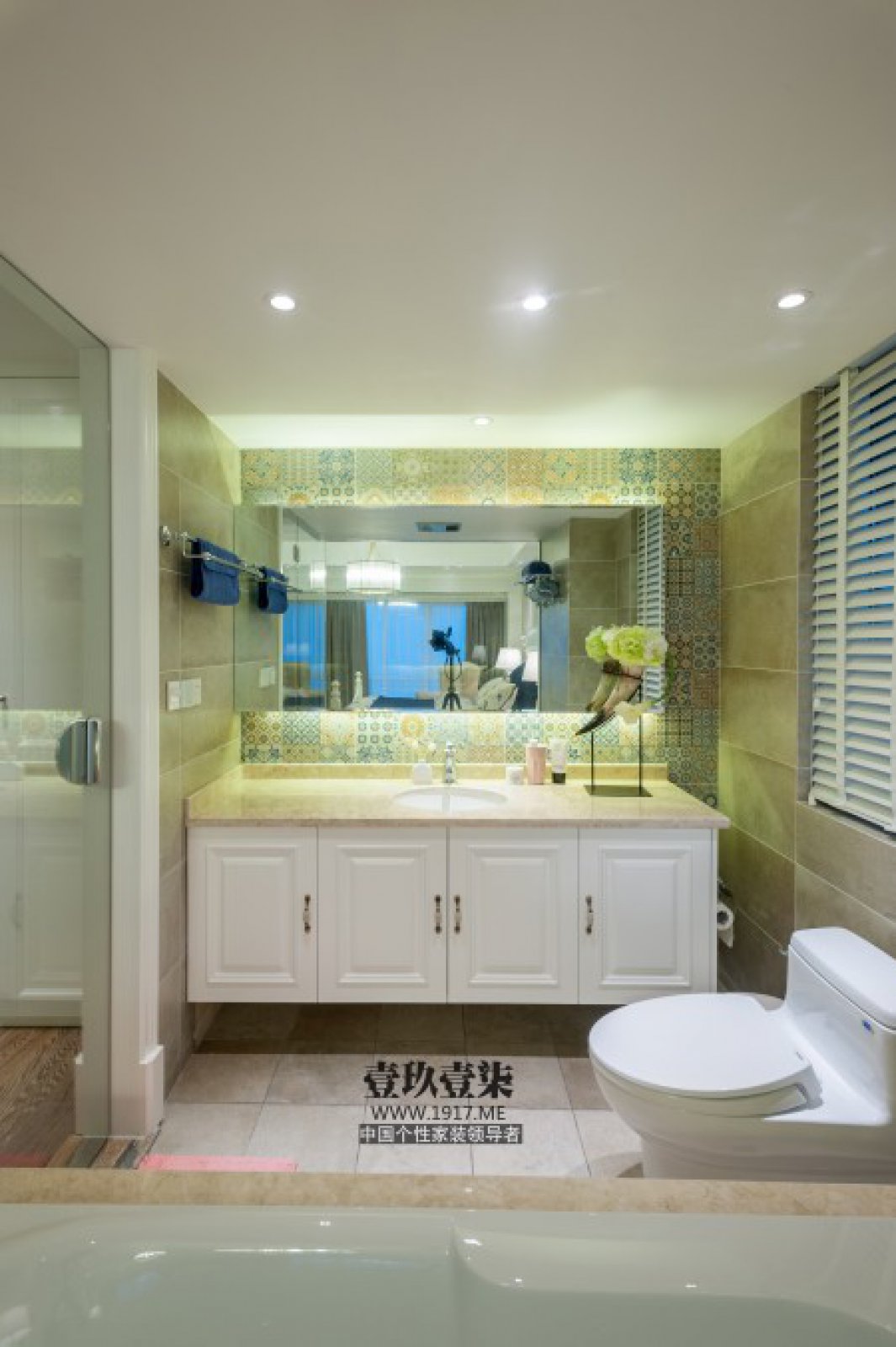 143㎡摩登美式住宅设计-11