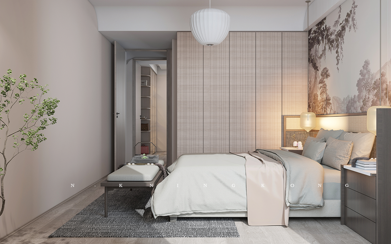 御景星城侘寂中式设计 | 自然融入,洗练纯粹-57