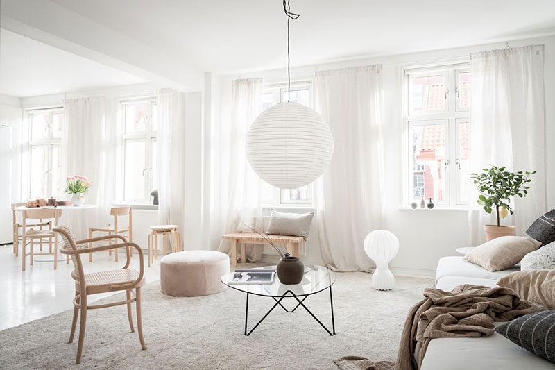 梦幻北欧公寓，轻盈柔美的纺织品设计-7