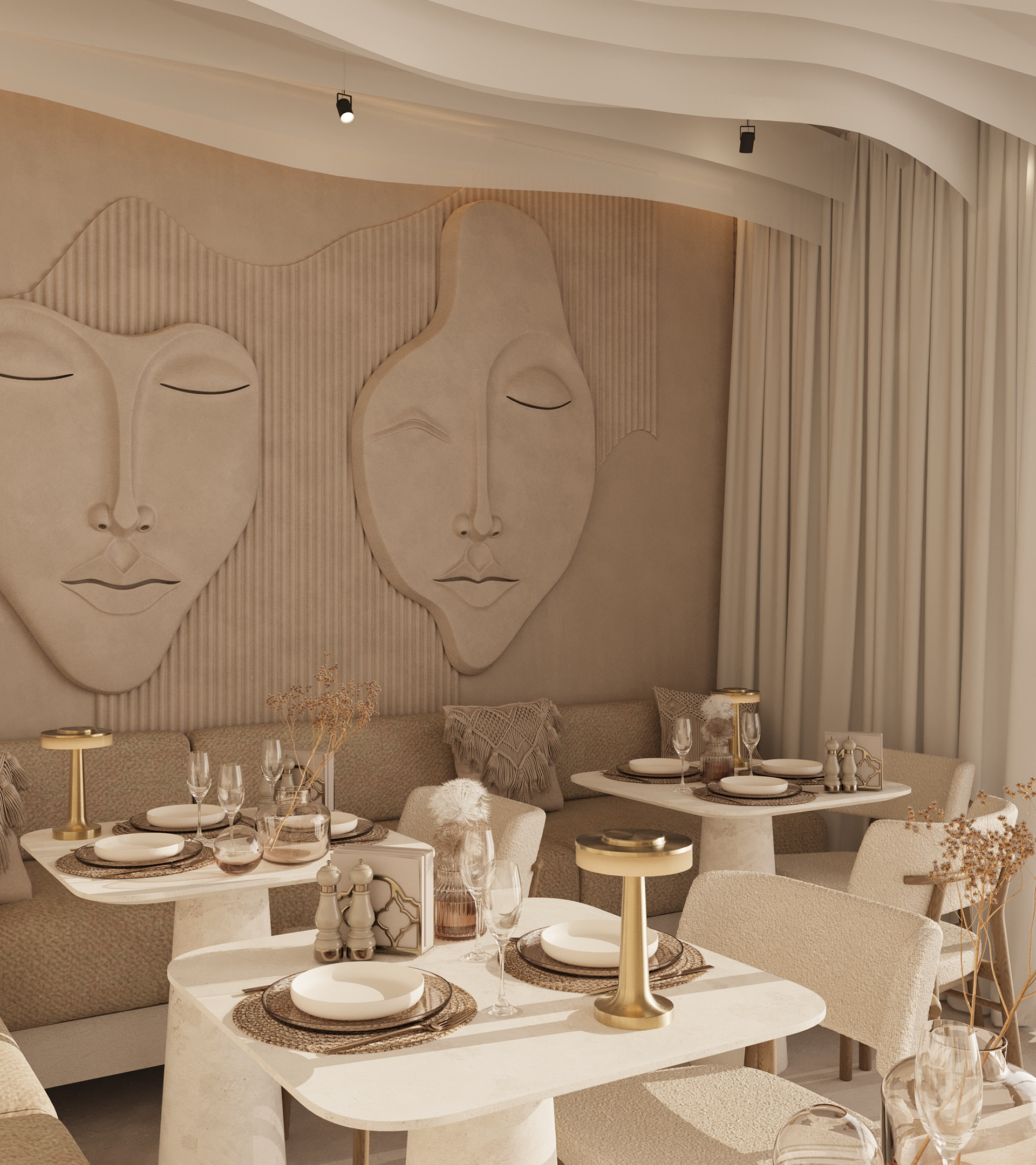 非洲风情餐厅室内设计-3