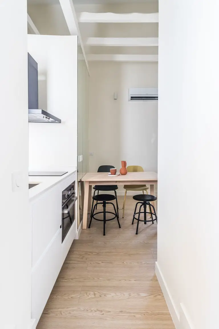 马德里 29m2 翻新公寓,展现极致空间利用-9