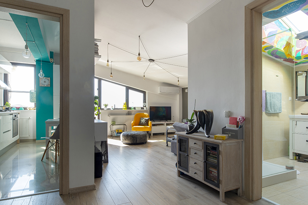 基于画作的布加勒斯特阁楼室内装修丨罗马尼亚布加勒斯特-22