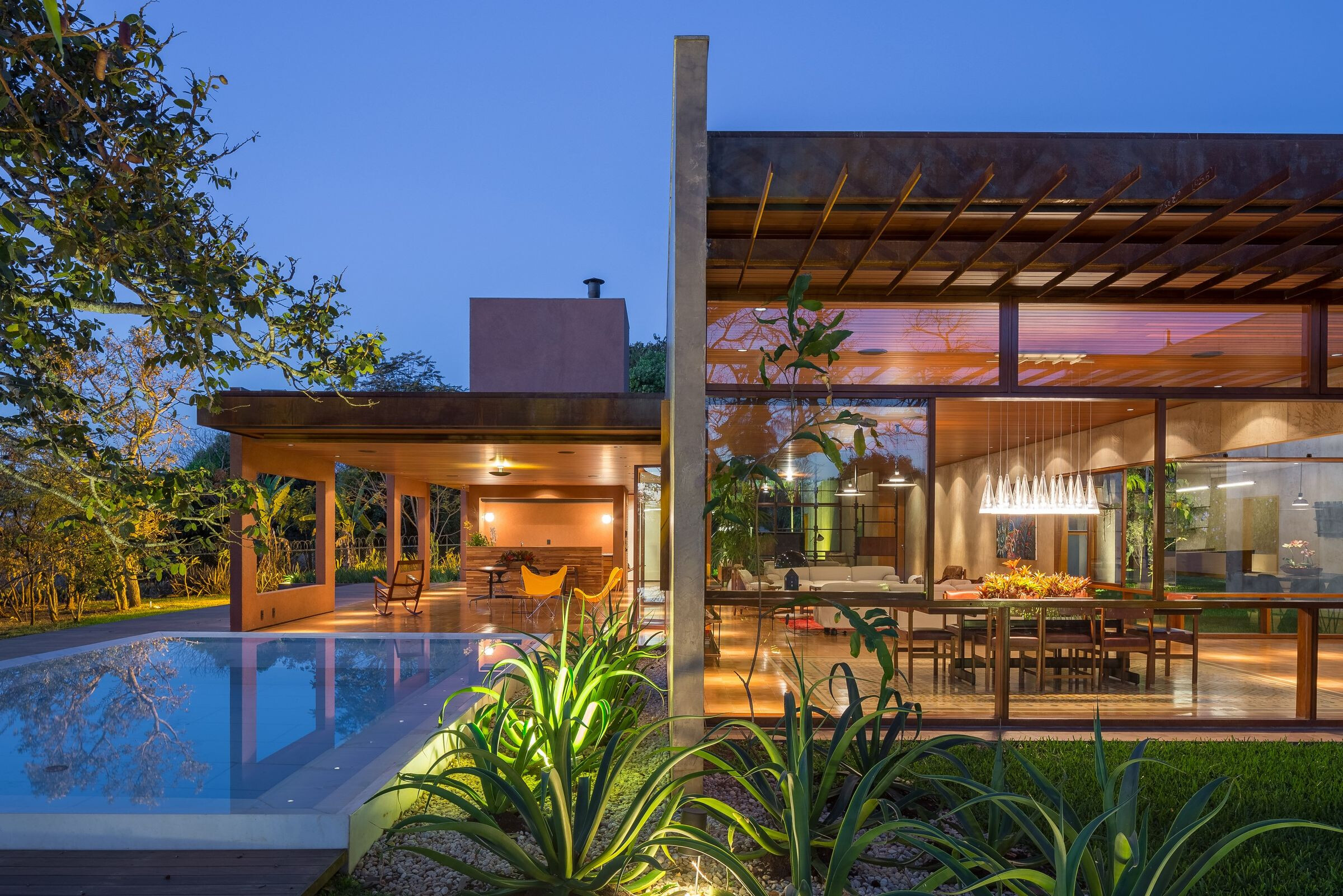 巴西 House 28 绿色住宅-26