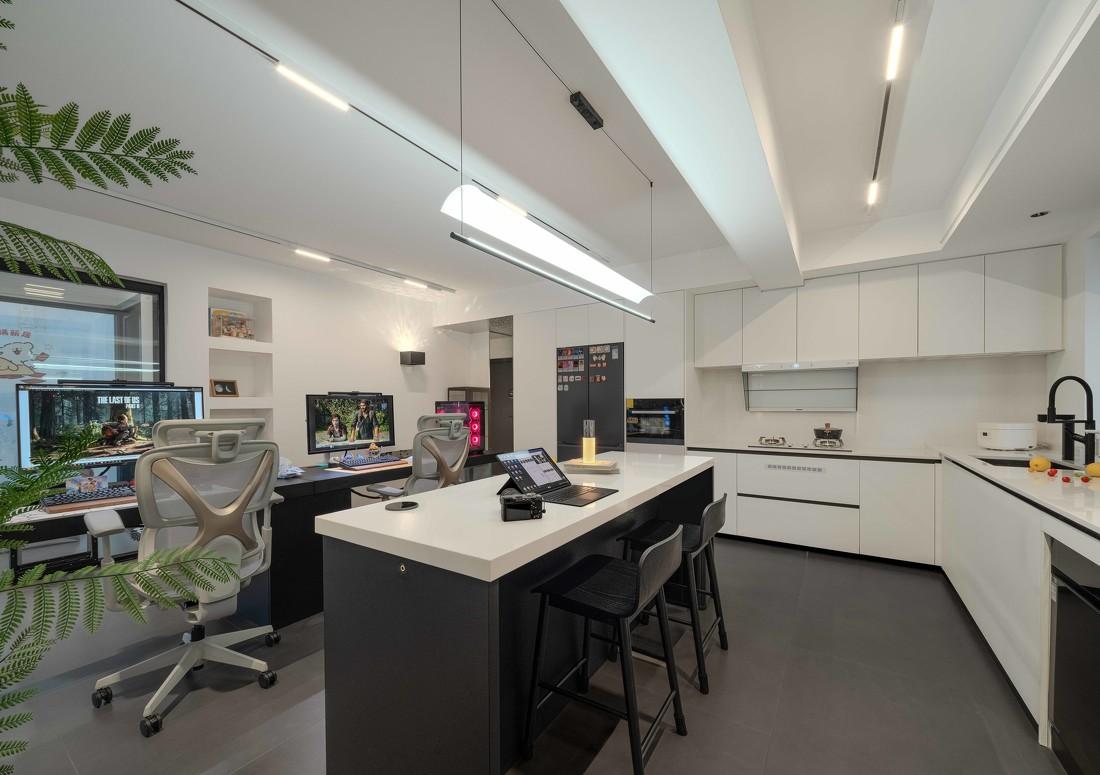 黑白灰手办小屋·80m²一居室改造丨中国广州-22