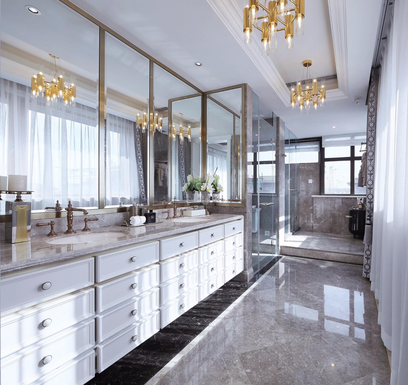 燕西华府43#小独栋样板间 | 天鼓装饰设计有限公司-57