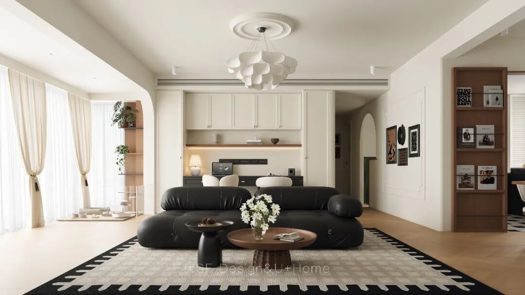 三伏新作丨142㎡法式中古风,四房改两居的温柔相遇-37