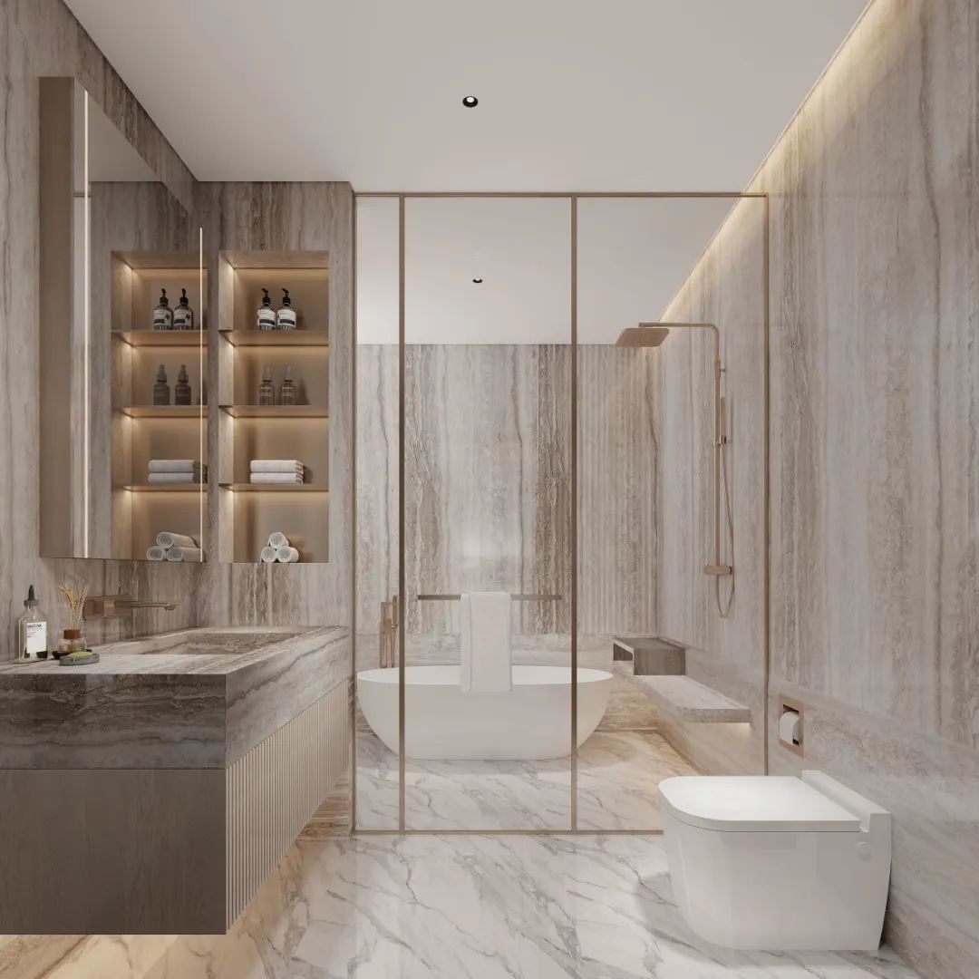 惠州江湾南岸 140㎡现代简约家居设计丨中国惠州丨TRID 添睿设计-38