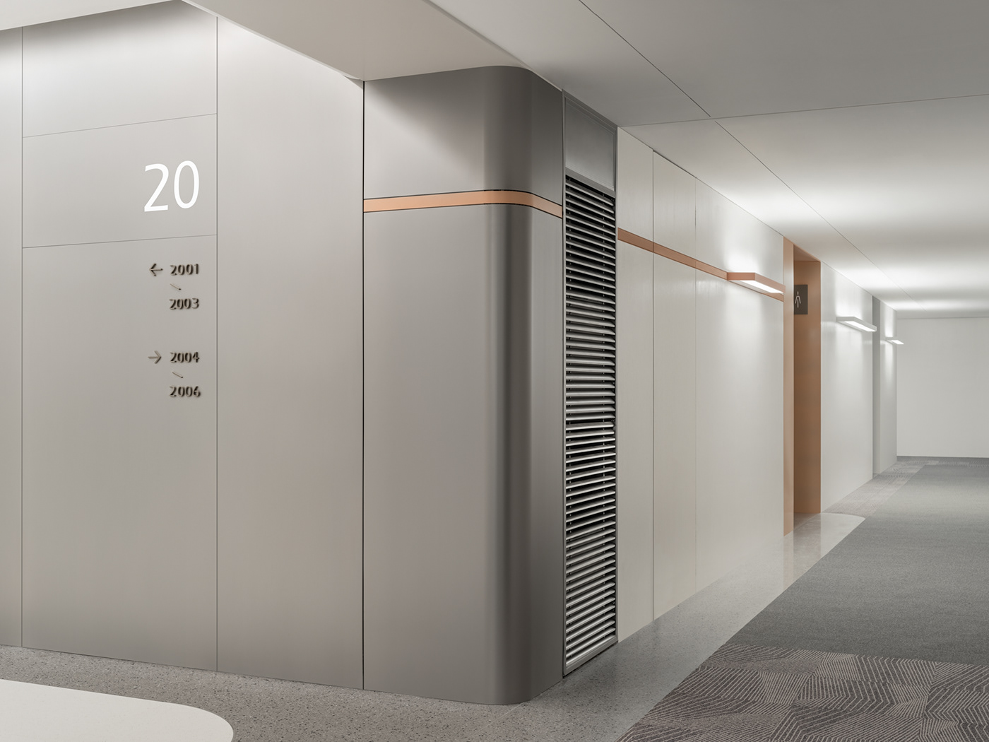 国润城 F1 写字楼大堂丨中国西安丨HONG Designworks-41