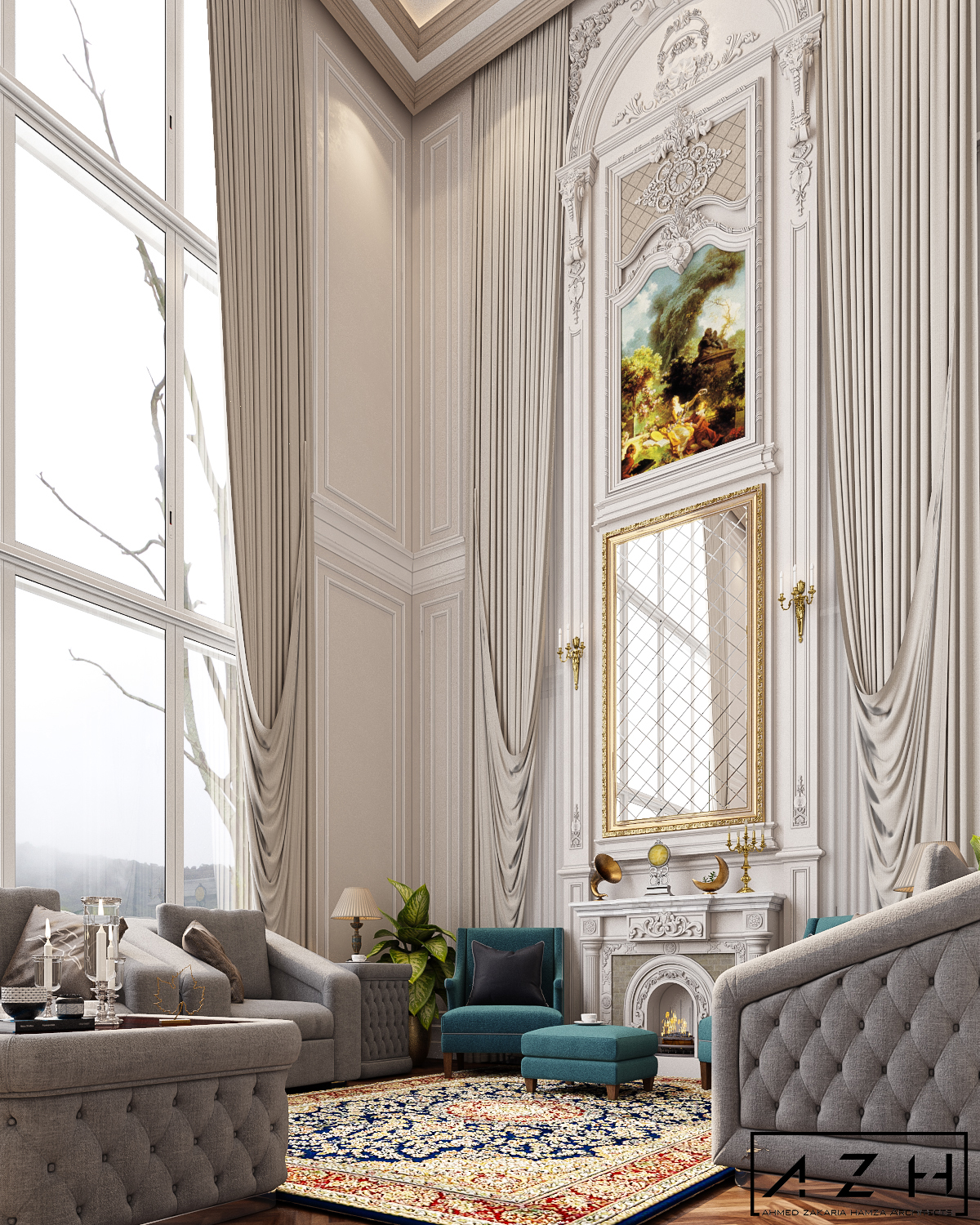 Double Height living room-5