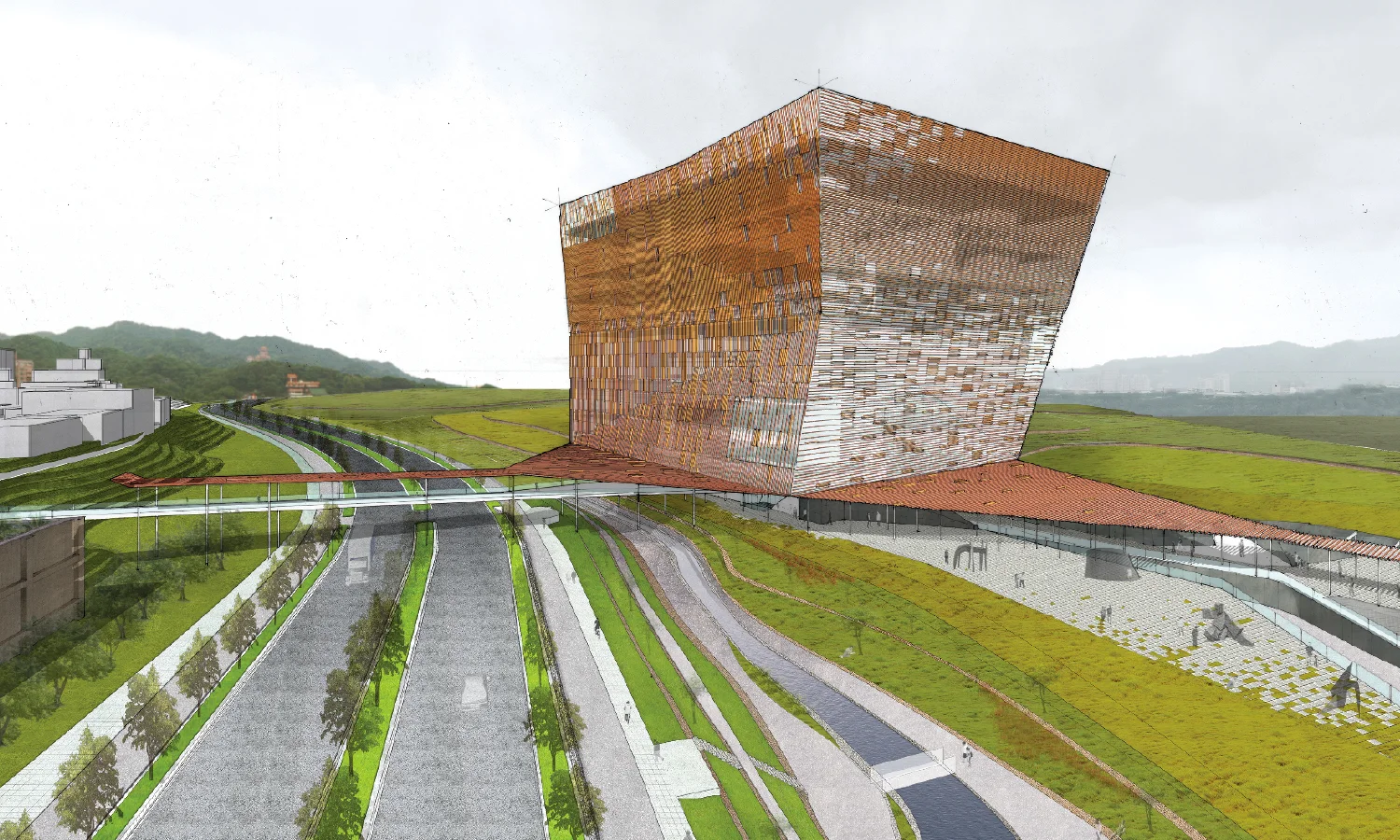 新北市美术馆设计竞赛方案丨中国台湾丨LTL Architects-1