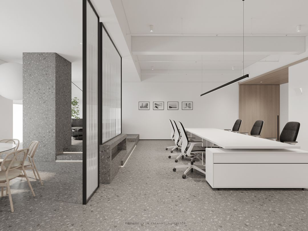 绍兴布莱恩财富办公室，简约设计展现空间美学-14